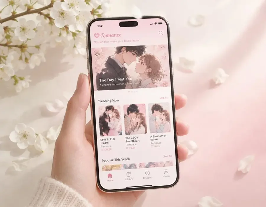 韩漫黄 APP - 精品漫画在线阅读 韩漫黄手机APP阅读界面展示
